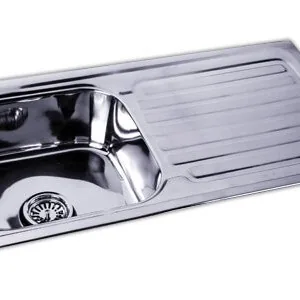 Drain board kitchen sinks