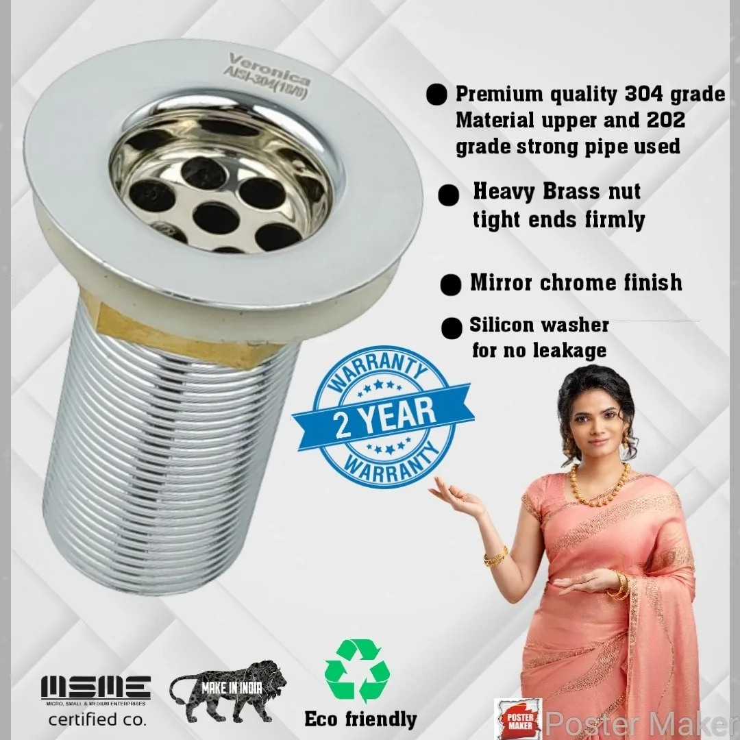 Waste Coupling #AISI 304-18/8 ( Heavy) - Image 2