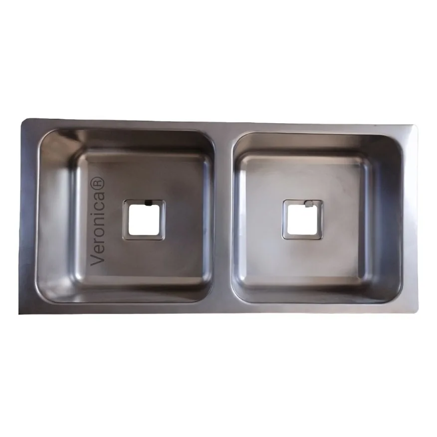 37x18x8 Double Bowl (Bowl Size 16x16 )