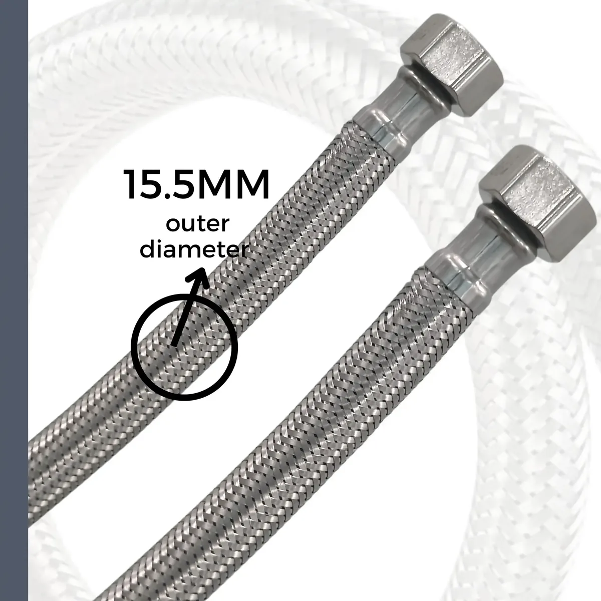 Connection Pipe 304 Braided  Deluxe - Image 2
