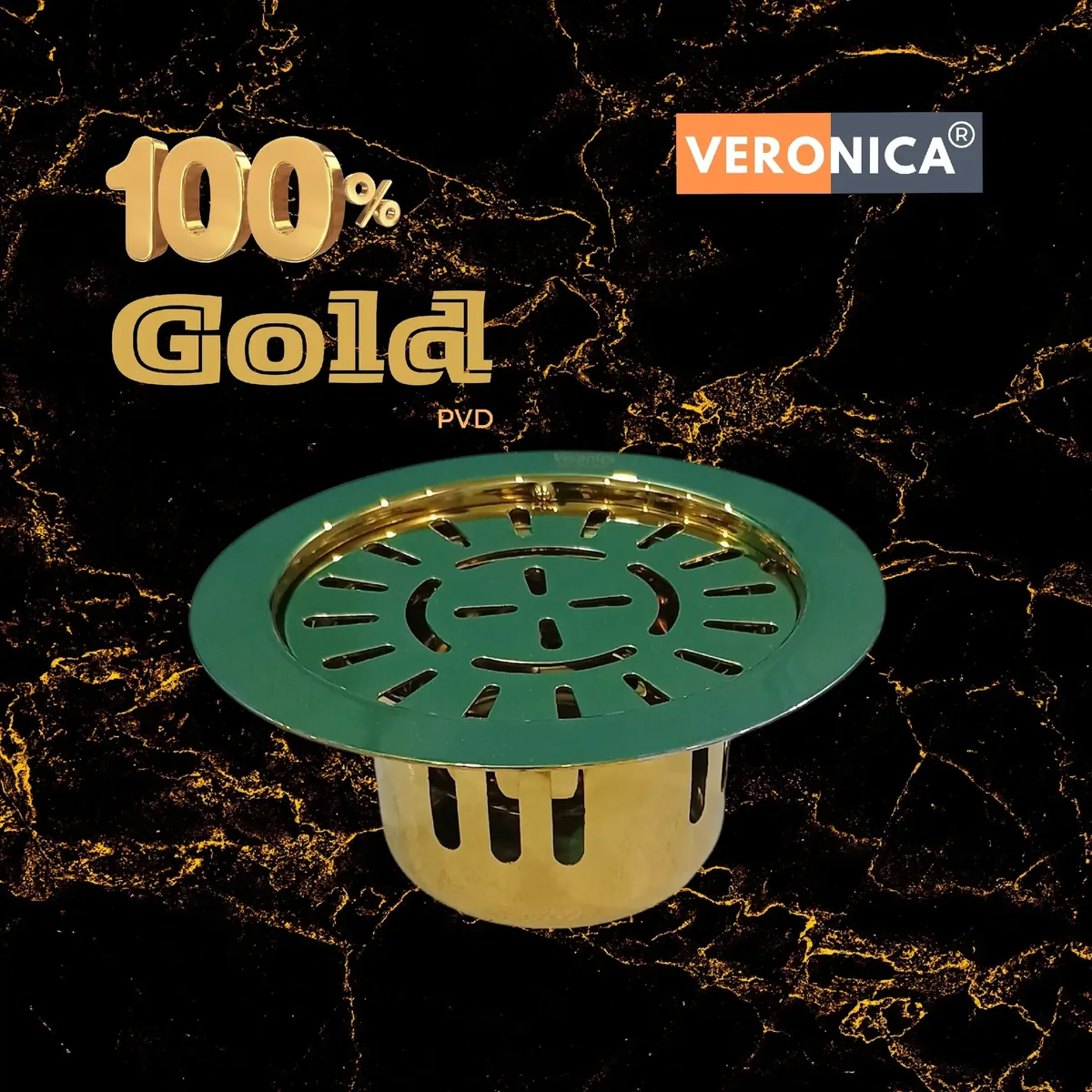 Cockroach Control Trap Gold Pvd Anti Cockroach304 grade  grating bathroom jali